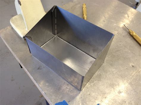 how to make a metal box from sheet metal|metal box design.